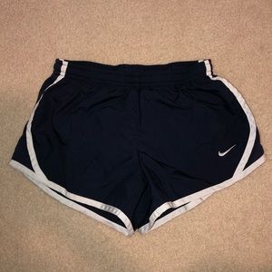Girls Nike navy shorts